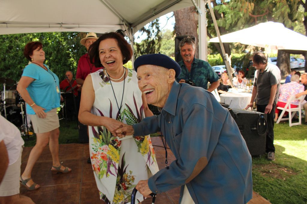 Miljenko "Mike" Grgich dancing